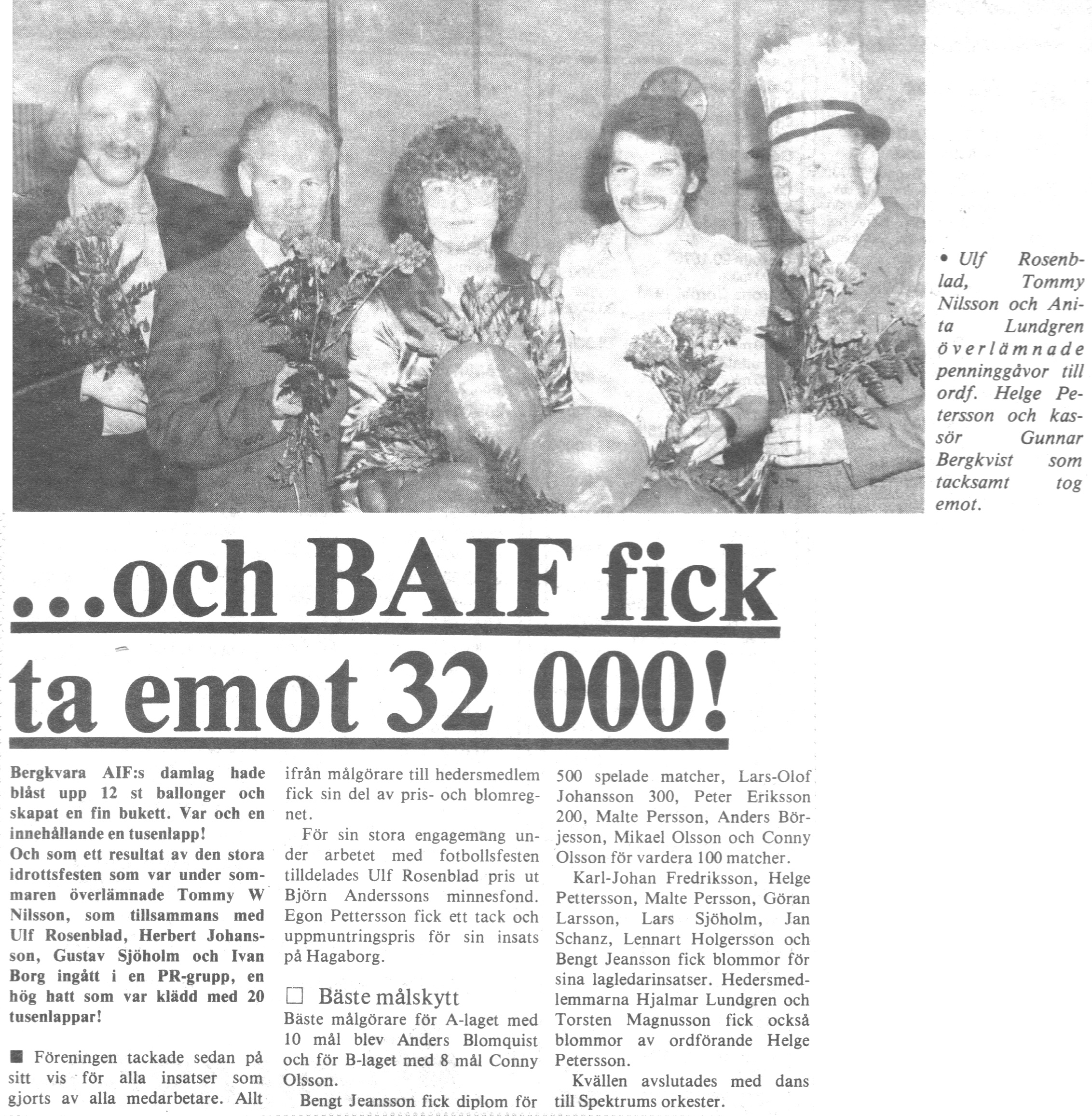 Artikel - ...och BAIF fick ta emot 32 000!, 1979