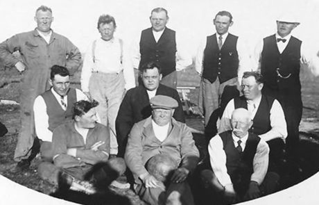 Fotbollsherrar i Bergkvara på 1920-talet