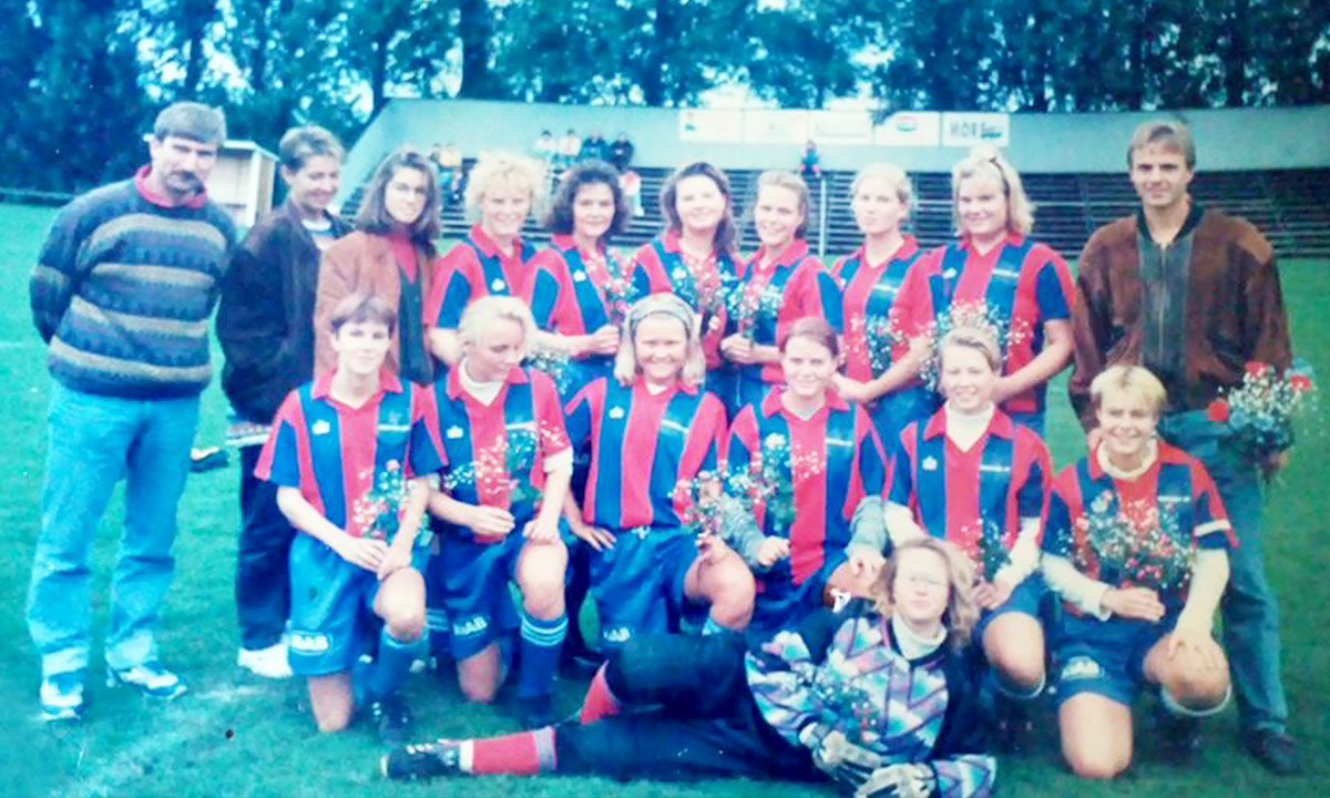 Bergkvara AIF - Damlagets serieseger i division 5 1994