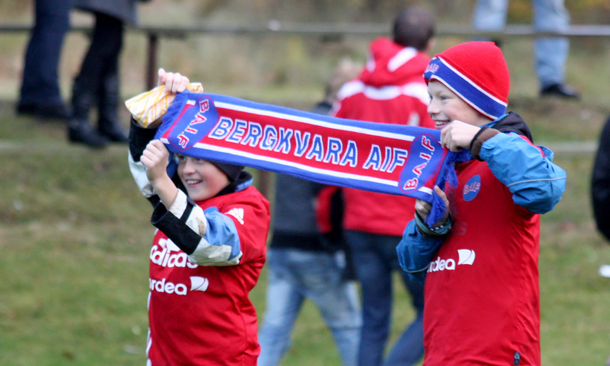 Bergkvara AIF unga supportrar 2009