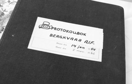 Bergkvara AIF - Protokollbok 1954 - 66