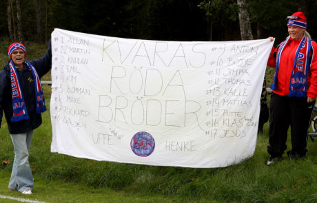 Bergkvara AIF - Seriesegern division 5, 2008. Birgitta och Anna Andersson, "Kvaras röda bröder".