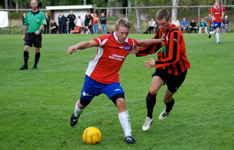 Bergkvara AIF - Seriesegern division 5, 2008. Matchhjälten Niklas Göljén.